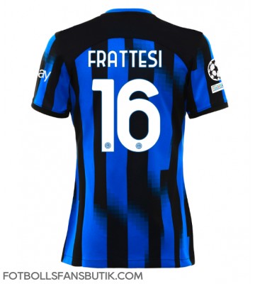 Inter Milan Davide Frattesi #16 Replika Hemmatröja Damer 2023-24 Kortärmad